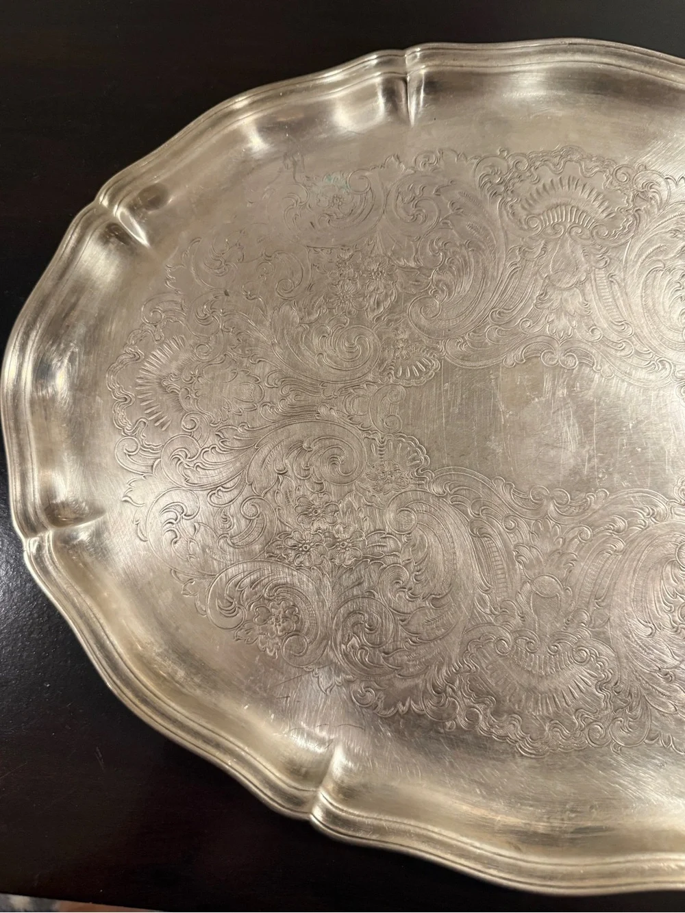 Kent Silversmiths Silver-Plated Serving Tray